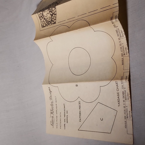 Vintage Laura Wheeler Design Instructions for Crochet & Quilting Patterns - Picture 9 of 12